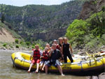 Rafting down the Colorado River