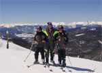 Skiing at the resorts near Summit Peaks